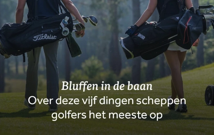Bluffen in de baan - Foto Golf.NL
